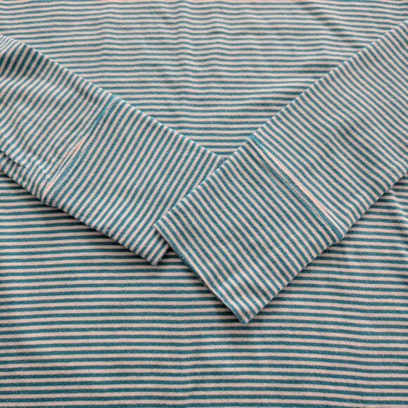 Gap Featherweight long sleeve T shirt blue striped size XS - Picture 13 of 16